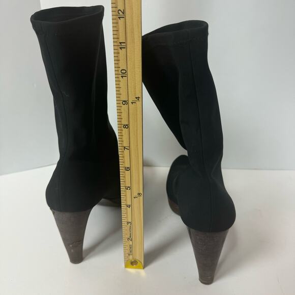 Stuart Weitzman Glove Suede Heel Boot Size 10 - Picture 5 of 7